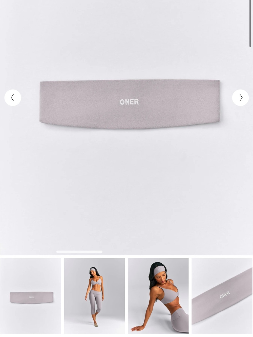ONER ACTIVE SOFTMOTION™ HEADBAND WITH WHITE LOGO